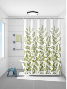 AooHome Bathroom, shower curtain, waterproof fabric, thickened and mildew-resistant, partition, bathroom set,72x72inch