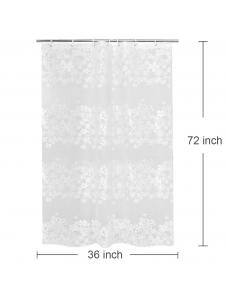 AooHome Damascus pattern, translucent plastic, waterproof and mildew-proof 7272inch