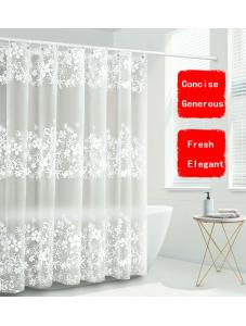 AooHome Damascus pattern, translucent plastic, waterproof and mildew-proof 7272inch