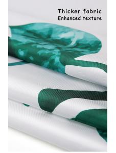 AooHome Waterproof Fabric, Thickened, Mildew-Resistant, Complete Bathroom Ensemble, No-Drill, 72x72inch