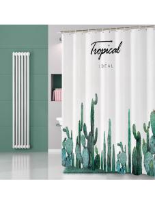 AooHome Waterproof Fabric, Thickened, Mold-Resistant, Complete Bathroom, Window Drapes, Partition, Shower,72x72inch