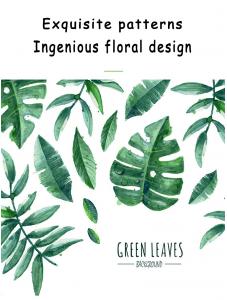 AooHome Fresh and simple, shower curtain, waterproof fabric, bathroom set, no drilling required, 72x72inch