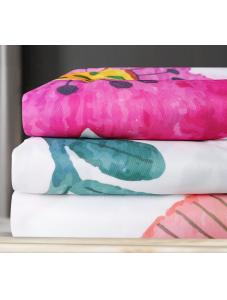 AooHome No-drill, cartoon shower curtain, waterproof fabric set, bathroom, shower partition, hanging curtain,72x72inch