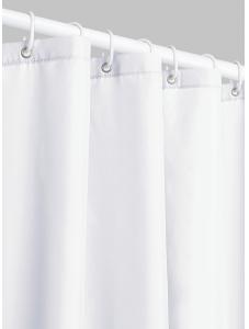AooHome White shower curtain, bathroom waterproof fabric, bath curtain, thickened mildew-resistant, bathroom partition,7