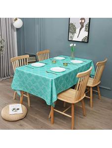 AooHome Geometric Decorative Rectangular Tablecloth, Fabric Spill-Proof Water Repellent Large Size Table Cover for Holid
