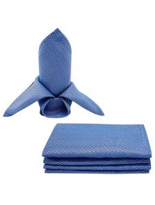 AooHome Blue Cloth Napkins 17x17 inch Washable Polyester Dinner Napkins