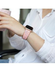 AooHome Colorful Golden Glitter Sparky Bands Sequins Replacement for Apple Watch Band