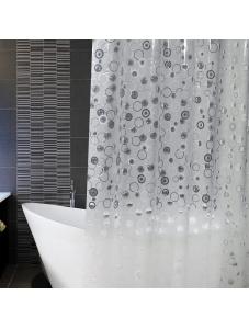 AooHome 10G EVA 3D Circle Pattern Shower Curtain Liner 72 x 72 inches