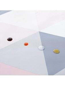 AooHome Square Vinyl Wipe Clean Tablecloth, Geometric Deer Pattern Table Cover for Kitchen and Dining Room, Spill-Proof,