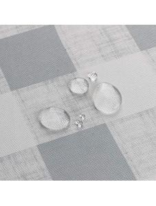 AooHome Buffalo Plaid Tablecloth, Fabric Water Resistant Spill-Proof Table Cover with Zipper and Umbrella Hole for Famil