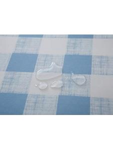 AooHome 60 Inch Round Tablecloth with Zipper and Umbrella Hole, Polyester Spill-Proof Water Repellent Plaid Table Cover 