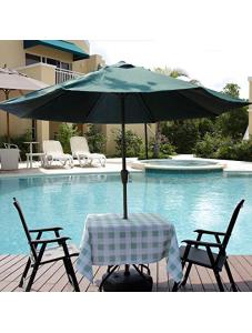 AooHome Outdoor and Indoor Square Table Cloth with Zipper, Stain Free Water Repellent Check Tablecloth for Patio Garden 