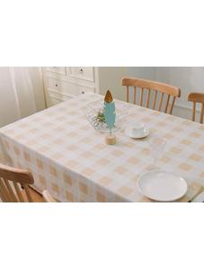 AooHome Polyester Square Table Clothes Water Repellent Stain Resistant Tablecloth Square Geometric Pattern with Lace for