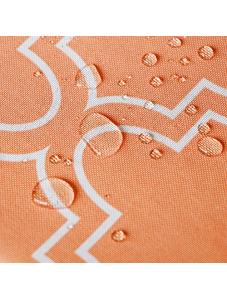 AooHome 70 Inch Round Tablecloth, Polyester Spill-Proof Water Repellent Geometric Quatrefoil Table Cloth for Holiday Par