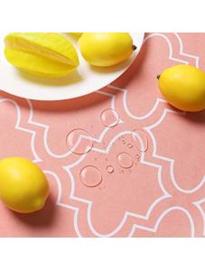 AooHome Quatrefoil Design Rectangular Tablecloth, Fabric Spill-Proof Water Repellent Large Size Table Cover for Holiday 