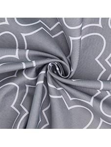 AooHome 60 Inch Round Table Cloth - Charcoal Washable Polyester Tablecloths Decorative Fabric Table Cover for Dining Tab