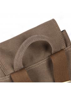 AooHome Travel Canvas Backpack for Women Vintage Khaki Aesthetic Backpack for School