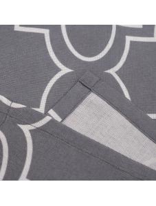 AooHome Dark Grey Geometric Cloth Napkins 17x17 inch Washable Polyester Dinner Napkins