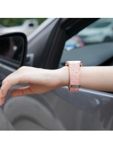 AooHome Colorful Golden Glitter Sparky Bands Sequins Replacement for Apple Watch Band