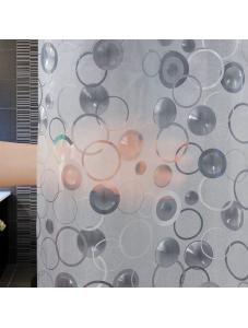 AooHome 10G EVA 3D Circle Pattern Shower Curtain Liner 72 x 72 inches