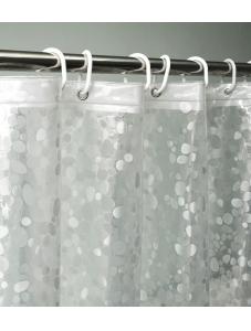 AooHome 8G Eva Cobblestone Patten Shower Curtain Liner, Waterproof, 72 x 72 inches