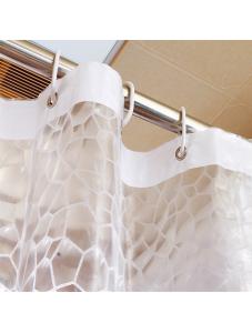 AooHome 8G Eva 3D Water Cube Shower Curtain Liner, Waterproof, 72 x 72 inches